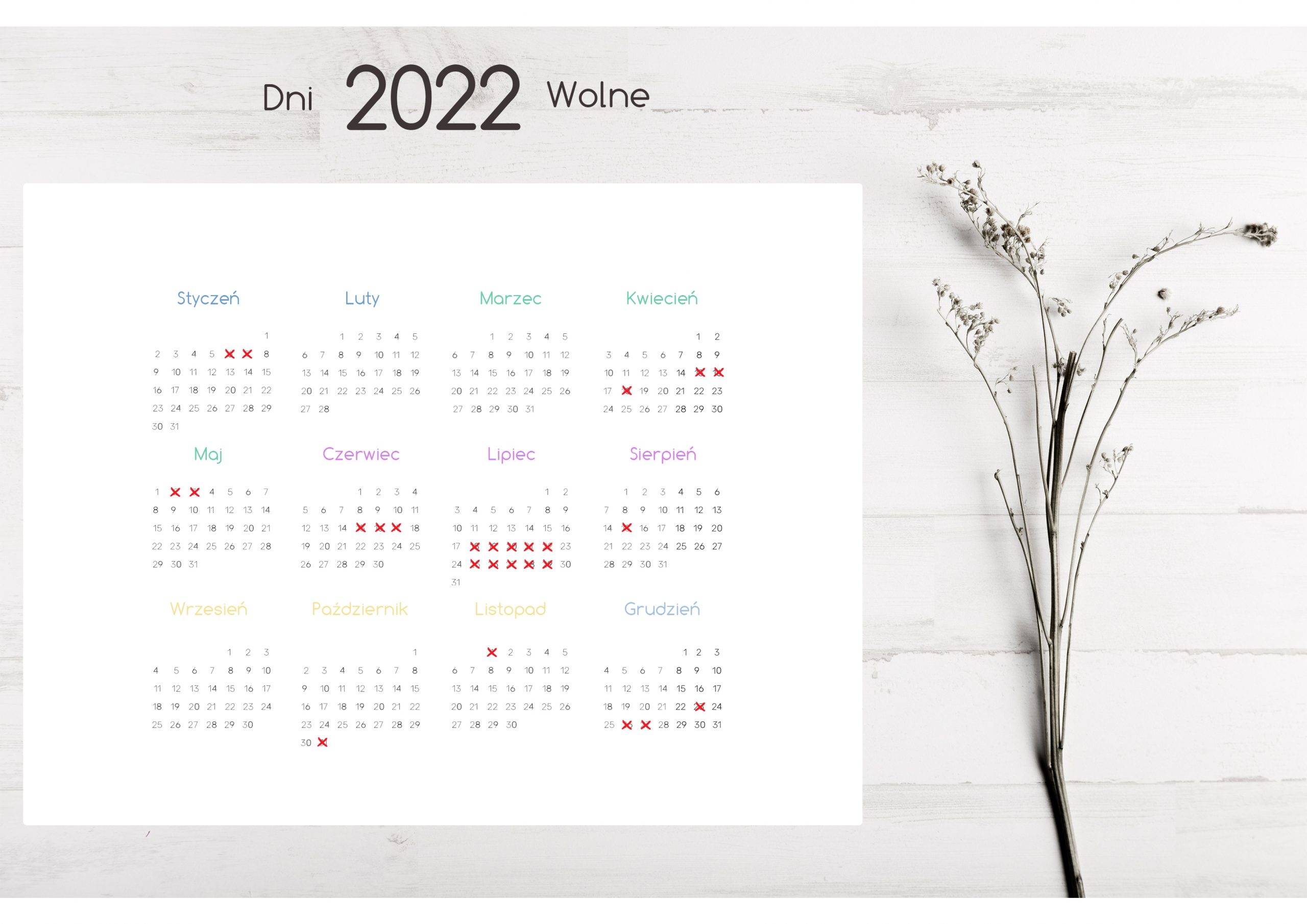 Kalendarz 2022