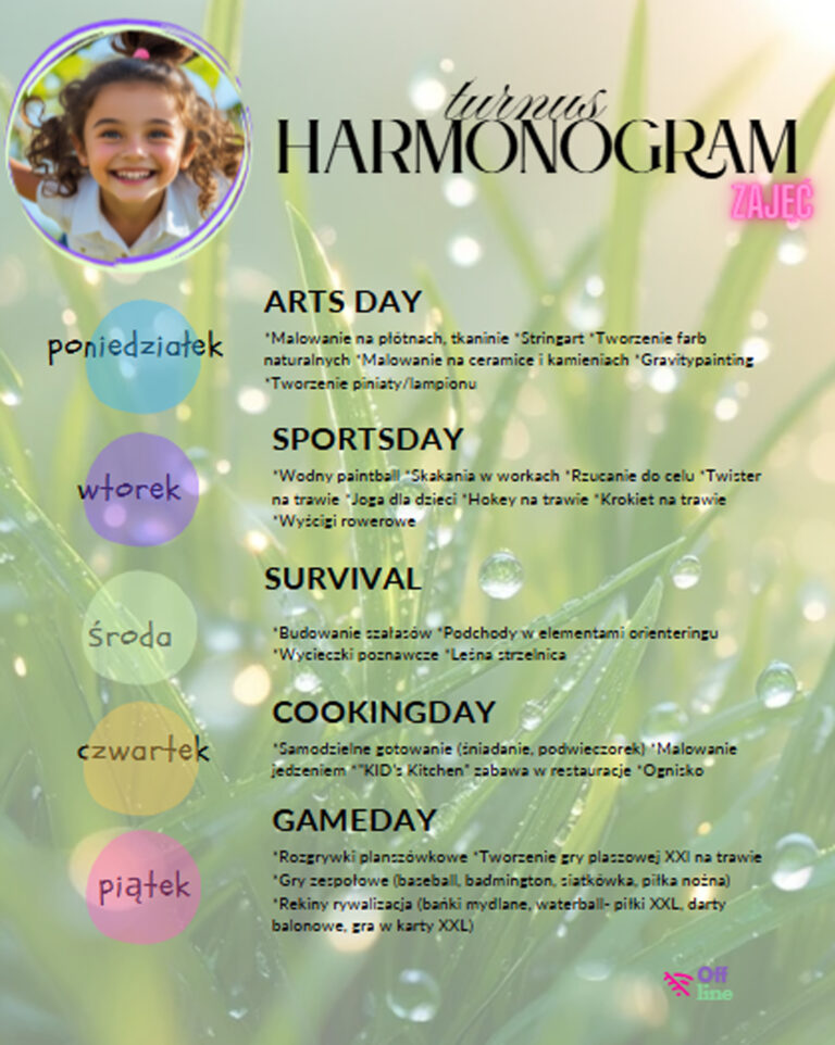 Półkolonie ze Skandikids to gwarancja dobrej zabawy. Różnorodne i oryginalne zajęcia to sposób na nudę. Każdy dzień to inna aktywność z mnóstwem szalonych atrakcji. Zapisy na: info@scandi-kids.com.